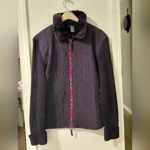 Black Quilted Puffer XL Women's Jacket